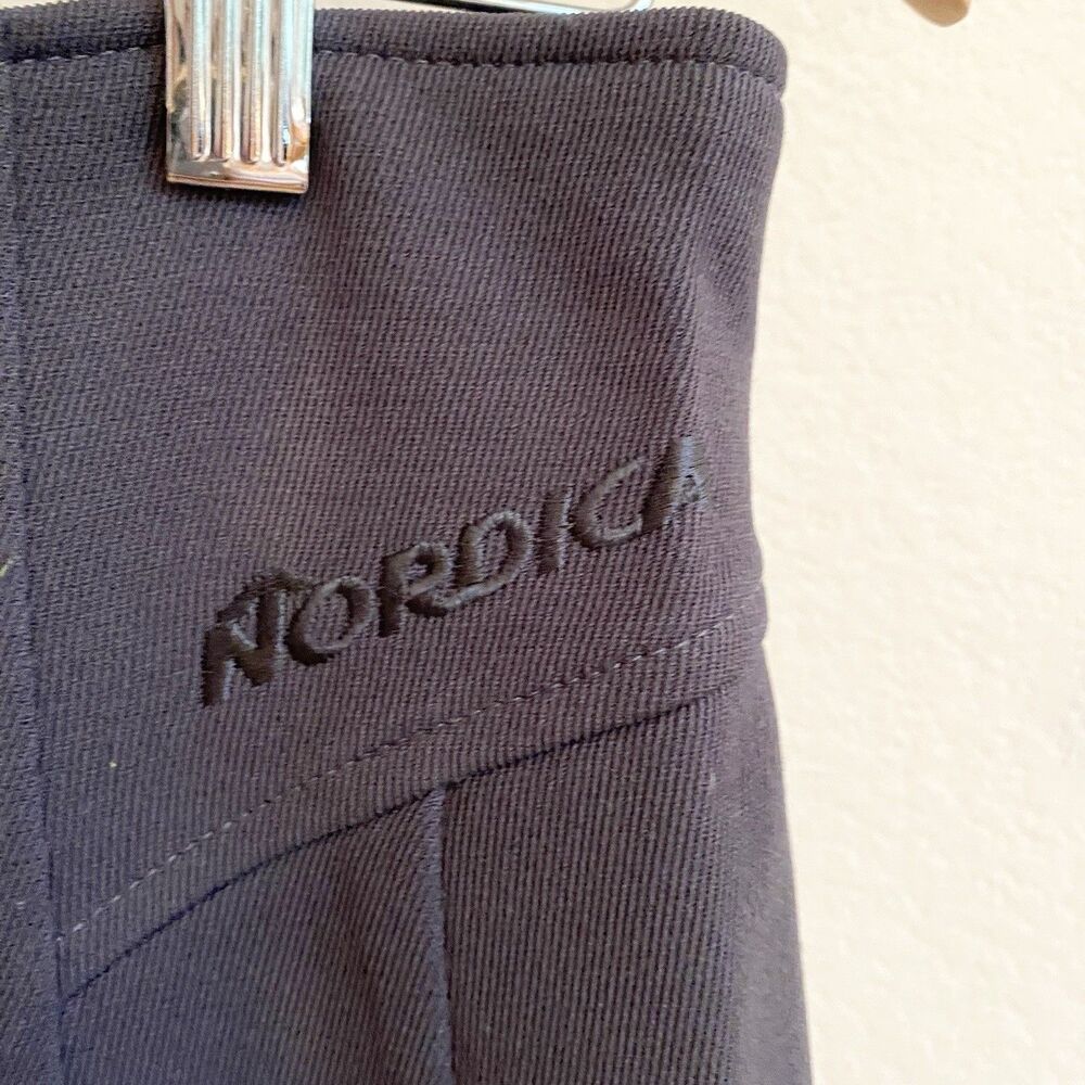 Vintage Nordica‎ Technical Women’s Stirrup Winter Pants Italy size 44/ 10 Black - Picture 6 of 13